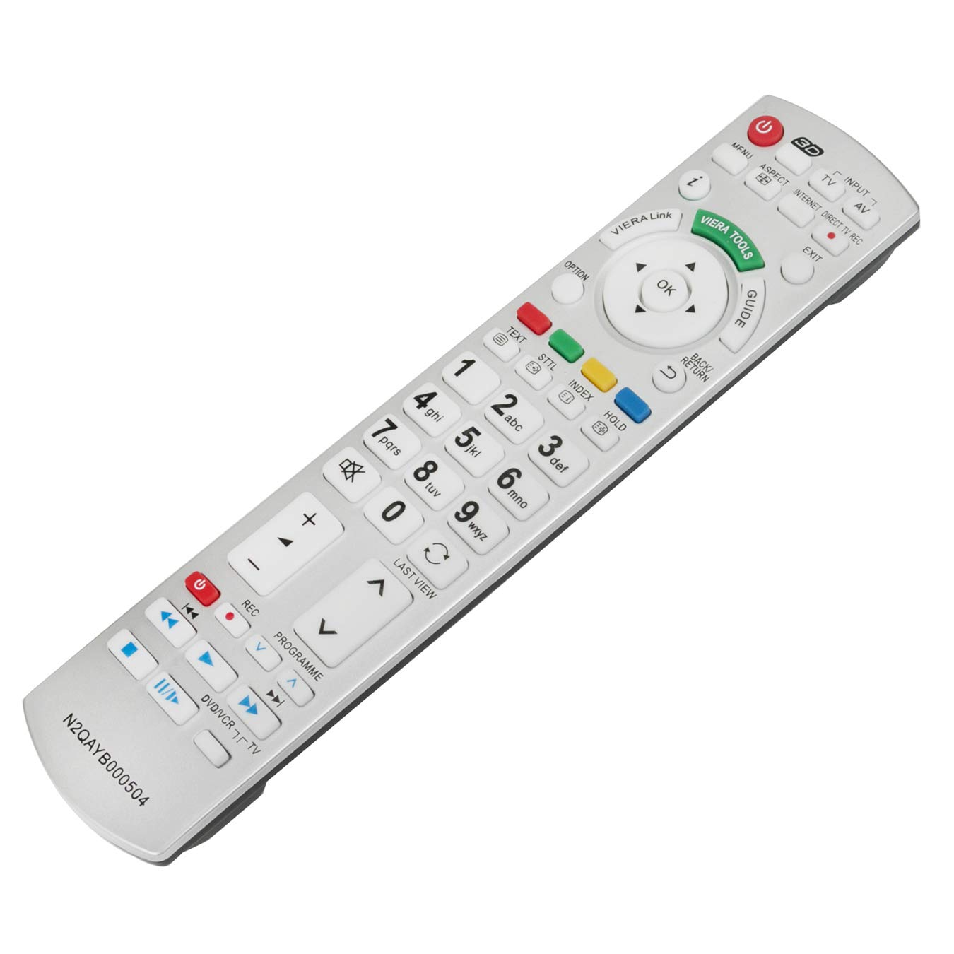 VINABTY N2QAYB000504 Replacement Remote Control Fit for Panasonic LCD TV TXL42ES31 TX-L32ES31 TX-L37ES31 TX-L42ES31