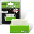 Fogfar 2 PCS Car Power Upgrade Fuel Saving, OBD2 ECOOBD2 Car Plug Driver, Energy Saver Accessories, Suitable for Fuel Savers of Most Cars (Green)