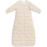 Love to Dream Sleep Bag, Long Sleeve Quilted Wearable Blanket, 3.5 TOG Extra Warm Winter Weight, Premium Cotton Jersey for Babies &amp; Toddlers, Twin Zipper for Easy Diaper Changes, Oatmeal