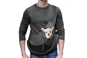 YUDODO Pet Dog Sling Carrier Breathable Mesh Travel Safe Sling Bag Carrier for Dogs Cats