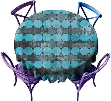 familytaste Grunge, Mantel Redondo D de 36 Pulgadas, inspiración