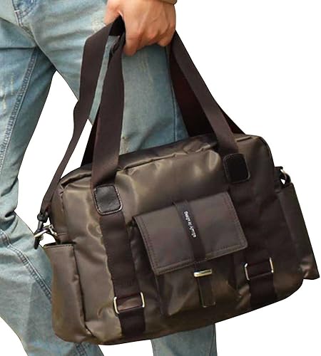 Amazon Co Jp ノーブランド品 バッグ 通勤バッグ ビジネスバッグ ビジネス 通勤 ナイロン ナイロンバッグ メンズ メンズバッグ ショルダー ショルダーバッグ シューズ バッグ