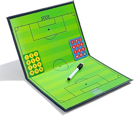 Lavagna Magnetica Calcio NEWFUN - Cartella Tattica Per Allenatori Con Magnetini E Penna - Foto 4