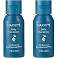 Harry's Face Lotion with SPF Face Moisturizer, 1.7 Fl Oz, Pack of 2