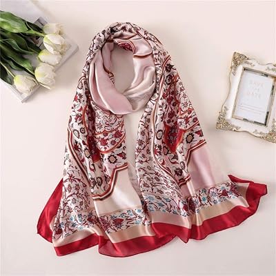 Hot 2019 silk scarf for women summer sunscreen large size pashmina lady shawls print soft wrap female foulard
