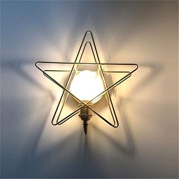 Lámpara De Pared Pentagrama Minimalista Moderna Pasillo Sala De Estar