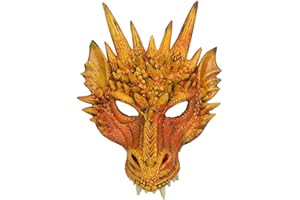 Himine Cosplay Mask Dragon's Head Mask for Festival Party Halloween