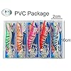 JSHANMEI-10-Pieces-10cm-Glow-in-Dark-Luminous-Tail-Squid-Jigs-Fishing-Lures-Shrimp-Prawn-Tackle-Hooks