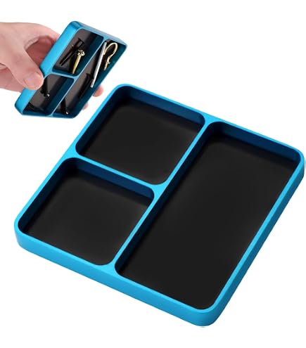 Bol à Vis Magnétique Pour Réparation Auto - Acier Inoxydable, 10,5x10,5 Cm - Support Pratique Pour Pièces Détachées