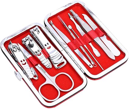 nail clippers and tweezers