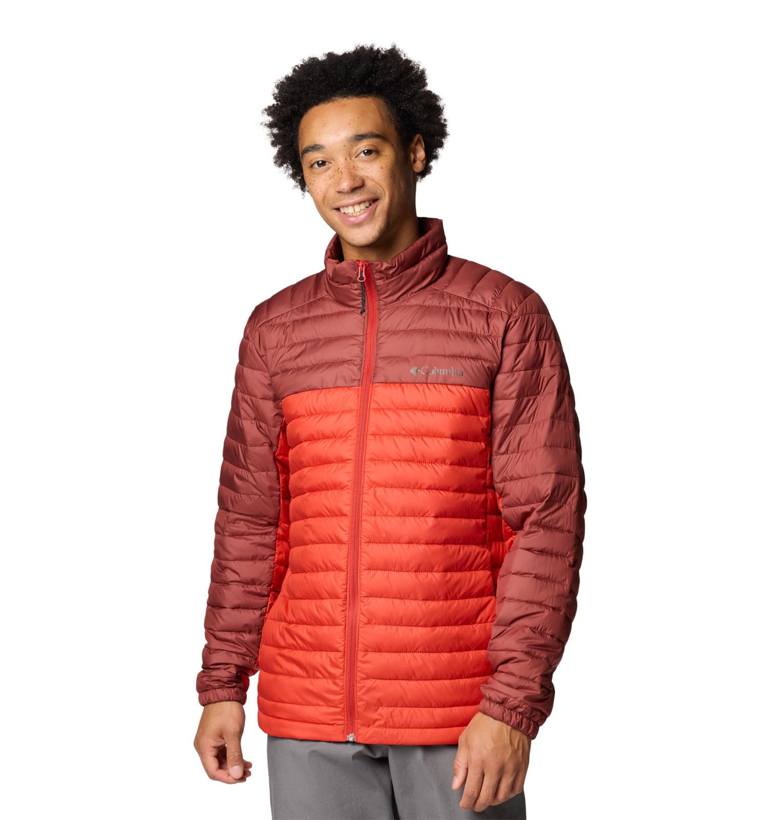 Columbia Men’s Silver Falls II Jacket, Sail Red/Spice, Medium