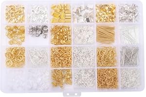 Bracelet Making Kit, Jewelry Supplies for Adults Beginners, DIY Beading Kit with Beads, Chains, Findings for Necklace, Anxiet