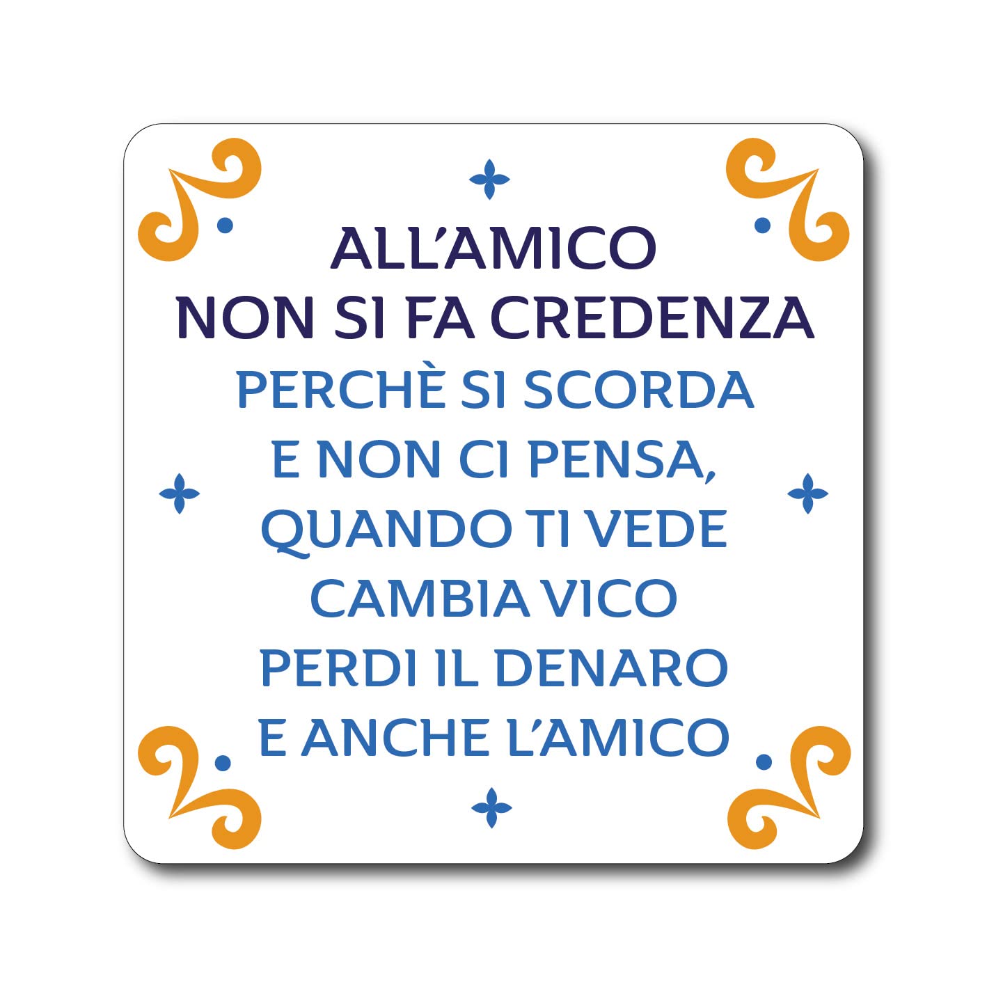 Sign Sign Sign No Credit To Anyone pvc cm18x18 Notice