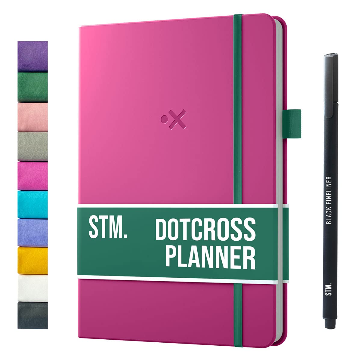 Daily Planner 2026 (Undated) | A5 Dotcross | Your All in One Day Organizer, At A Glance Weekly Agenda, Yearly Calendar Book | Planners for Personal, Professional, Academic & Work Goals and Schedule