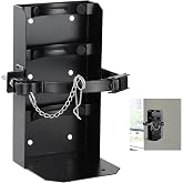 𝙐𝙥𝙜𝙧𝙖𝙙𝙚 20 Lb Heavy Duty Fire Extinguisher Bracket，Wall Mount Fire Extinguisher Holder-St12 Steel, Fit 20 lb Dry/10 lb CO2 Extinguisher for School Boat Truck Replace amerex 809, 3-Yr Service