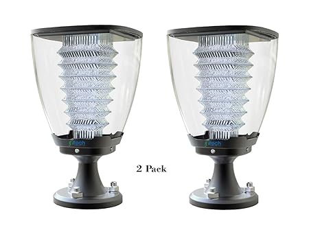 IFITech Solar Pillar Designer Light (Pack of 2, Warm White)