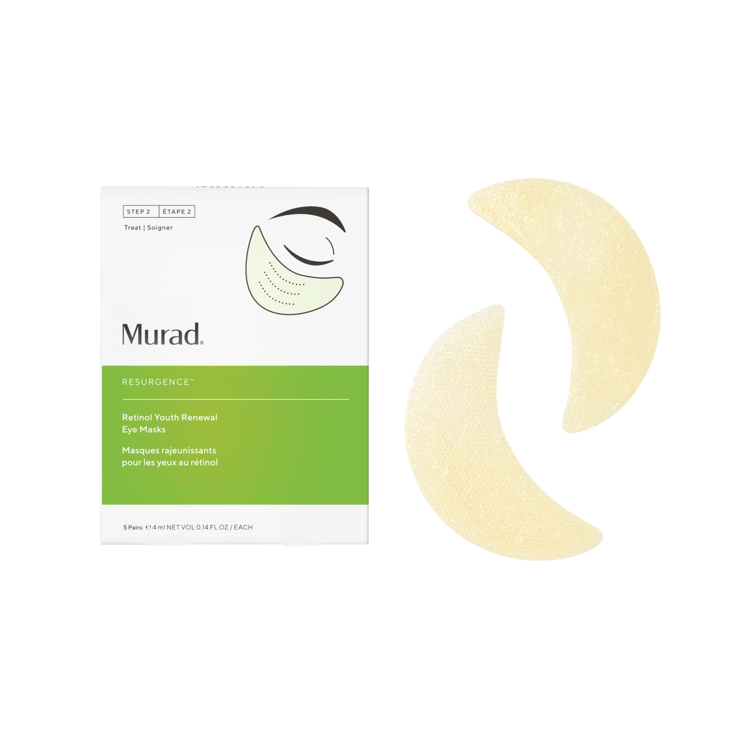 Murad Retinol Youth Renewal Eye Masks | 5 Pairs Multipack