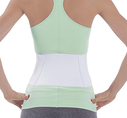 Amazon Com Nyortho Tapered Abdominal Binder Compression Wrap Breathable Stomach Support Post Injury Or Surgery With Contoured Body Specific Design 28 36 Inch Health Personal Care