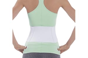 NYOrtho Tapered Abdominal Binder - Firm Compression Wrap - Breathable Stomach Support Post Injury or Surgery - with Contoured Body-Specific Design - 30-36 Inch Made in USA