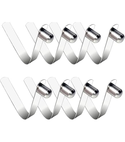 PATIKIL 6.5x5mm Kayak Pale Boutons-pression, 8 Paquet Pôle Bouton Poussoir Ressort Clips Acier Creux Bouton Blocage Tube Unique Broche Pour Camping