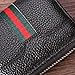 Women Men RFID Blocking Credit Card Holder Cards Case Wallet Leather Protector (Black)