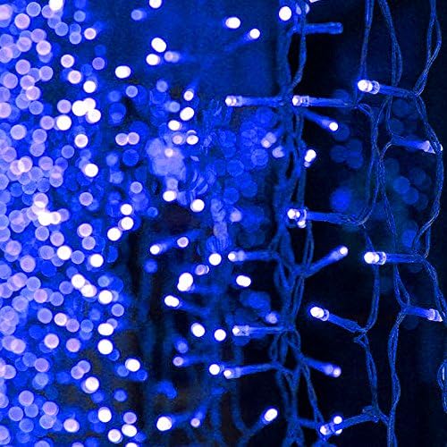 Twinkle Star Solar LED String lights for Indoor Outdoor solar decorative power lights (Blue)