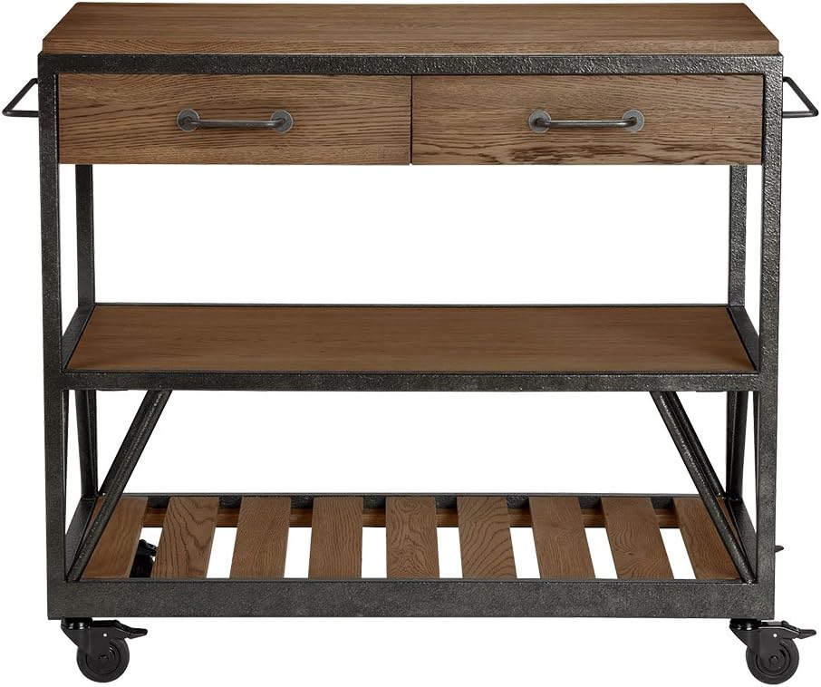 Ethan Allen Beam Serving Cart, Loft Bar & Serving Carts