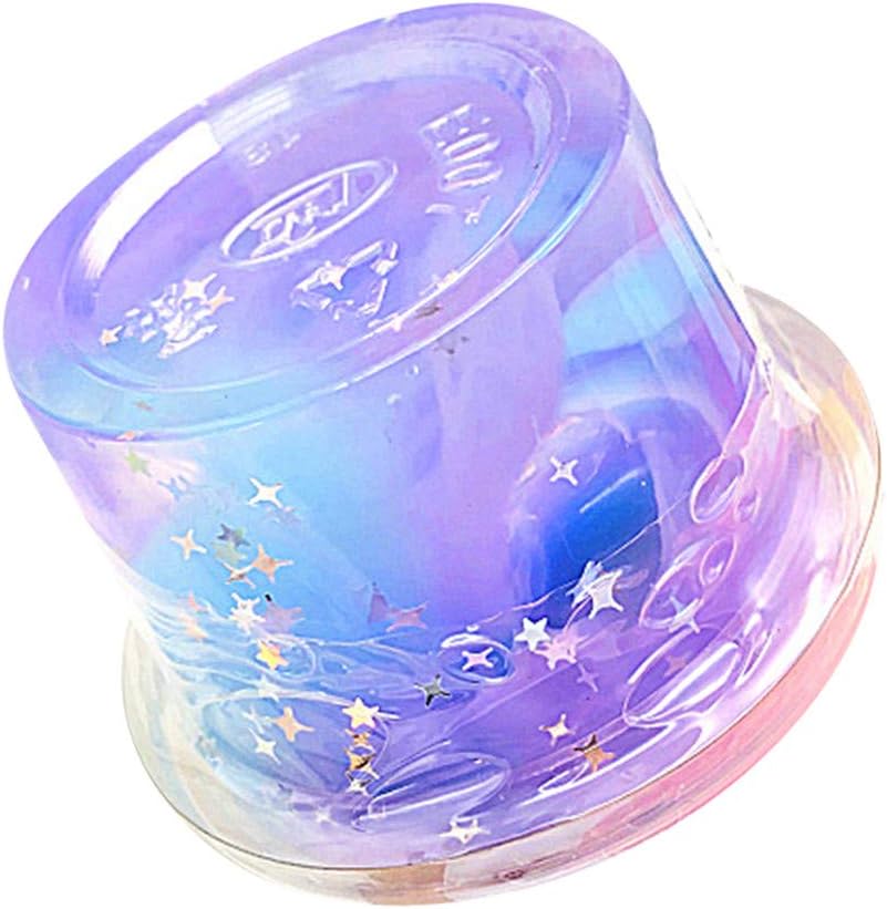 Fantasy Cloud Foaming Decompression Slime Crystal Mud 110ML Clear Putty Stress Relief Sludge Toy for Kids Boys and Girls, Party Favor