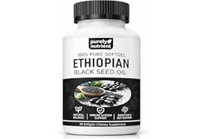 PURELYNUTRIENT Ethiopian Black Seed Oil Softgels