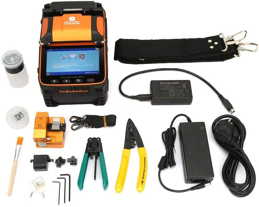 Empalmador de fusión de fibra óptica