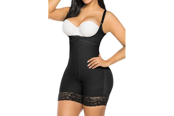 YIANNA Fajas Colombianas Shapewear for Women Postpartum Tummy Control Body Shaper Hips Lifter Bodysuit