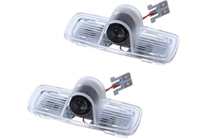 RLRHOO Non-Fading Car Door LED Logo Projector Welcome Lamp Door Light Puddle Lights Kit Compatible with Accessories Accord 2003-2022 (White Classic, Old Accord/Crosstour/Pilot/Passport)