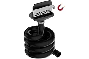 LIMECARE Griddle Grease Catcher for Blackstone, Rear Grease Drainage Funnel with 430 Stainless Steel Grease Gate, Flexible Grease Trap Capacity, Magnetic Blackstone Griddle Accessories