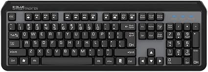 Amazon Usb キーボード 有線 E 3lue Ekm738 104キー キーボードpc 立てて収納可能 ビジネス最適 スリムキーボード 小型 疲れにくい 12マルチメディアキー対応 防水機能付き 優れた耐久性 ブラック E 3lue ゲーミングキーボード 通販