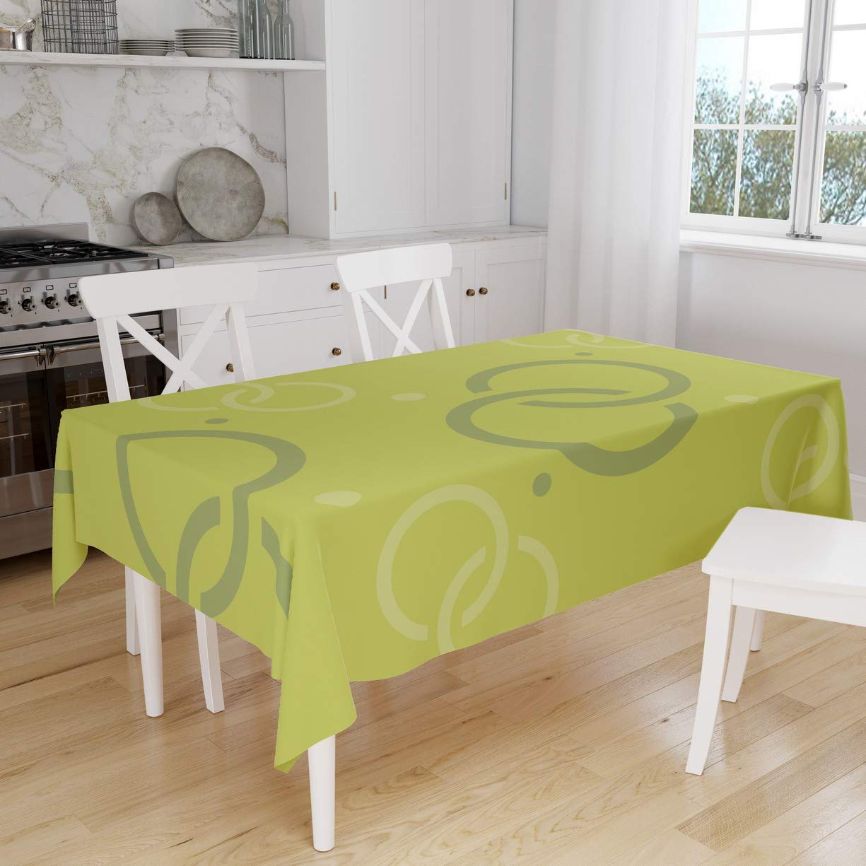 Bonamaison Kitchen Decoration, Tablecloth, 140cm x 160cm - Designed and Manufactured in Turkey