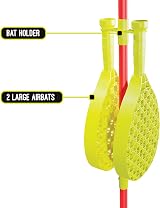 Swingball Classic Original Set Red Yellow Pole Bats Tennis Ball Ages 5+ view 5