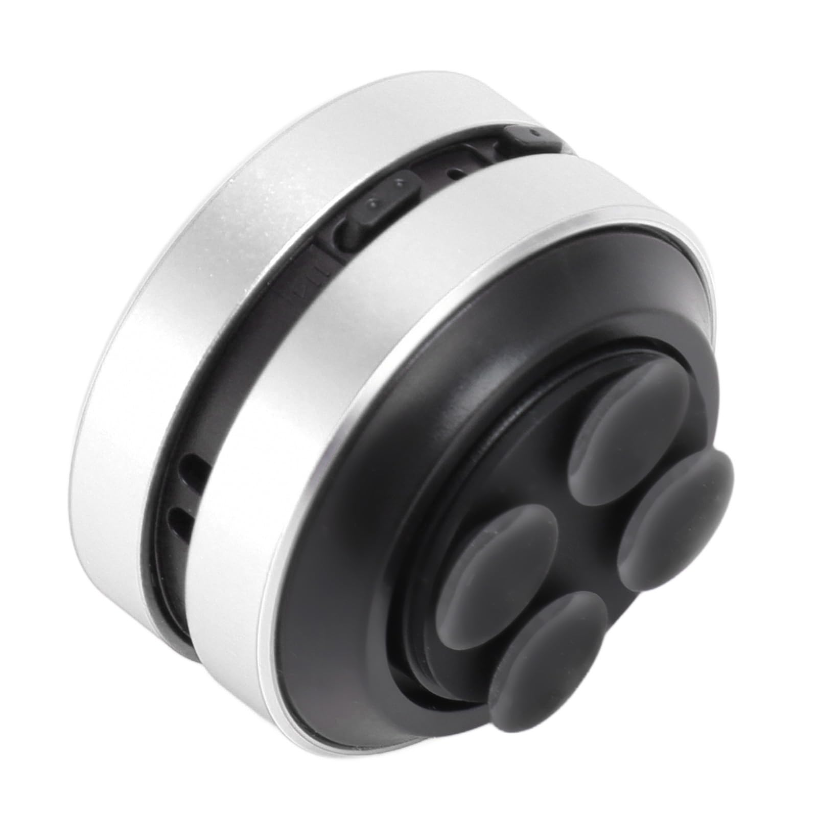 Sxhlseller Bluetooth Bone Conduction Speaker, Portable Wireless Speaker with Suction Cup, FM Radio, Dual Speaker Stereo, Handsfree for Bathroom, Beach, Outdoor (Silver)