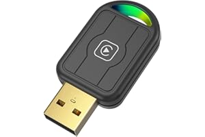 TADCOV Mini Wireless CarPlay Adapter for iPhone & Apple – Auto Connect Every Time, Converts Wired to Wireless, Plug & Play, Compact USB Dongle for Cars with Apple CarPlay (iOS 10+, 2015+), 1Pcs