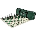 U.S. Chess Supreme Triple Weighted Chess Set Combo (Green)