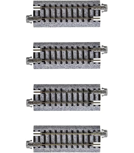 Amazon.com: Kato 20-000 N Unitrack 248mm 9 3/4 Straight Track 4pcs