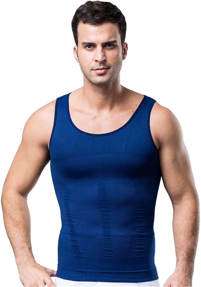 BaronHong Kompression Bequeme Mens Body Shaper Undershirt Weste für