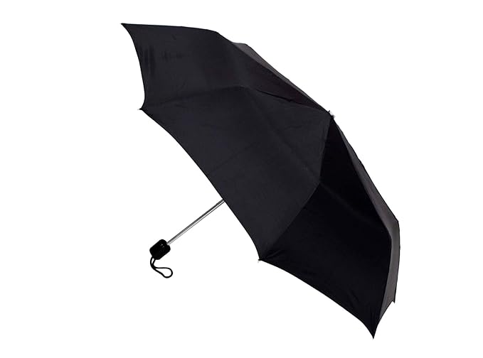 Citizen 3 Fold Travel UV Polyester Black Umbrella