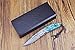 KUBEY Custom Handmade VG-10 Damascus Steel Folding Pocket Knife,4-Inch Closed (Abalone Handle)