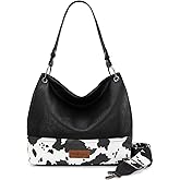 Wrangler Hobo Bags for Women Vegan Leather Top Handle Shoulder Purses and Handbags