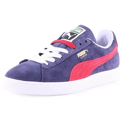 puma suede purple red