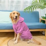 KOOLTAIL Basic Dog Hoodie Soft Warm Jumper with Leash Hole Pocket view 8