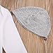 Baby Boys Little Brother Bodysuit and Pants Leggings with Hat 3pcs Newborn Outfits Set Clothes (0-3M, White)