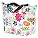 RALMALL Lunch Bag Cooler Bag Insulated Lunch Box Waterproof Tote Bag Reusable Lunch Holder Container - Cute Portable Lunch Pouch Zipper Oxford Cloth - Lunch Organizer floral for Picnic/travel/Work