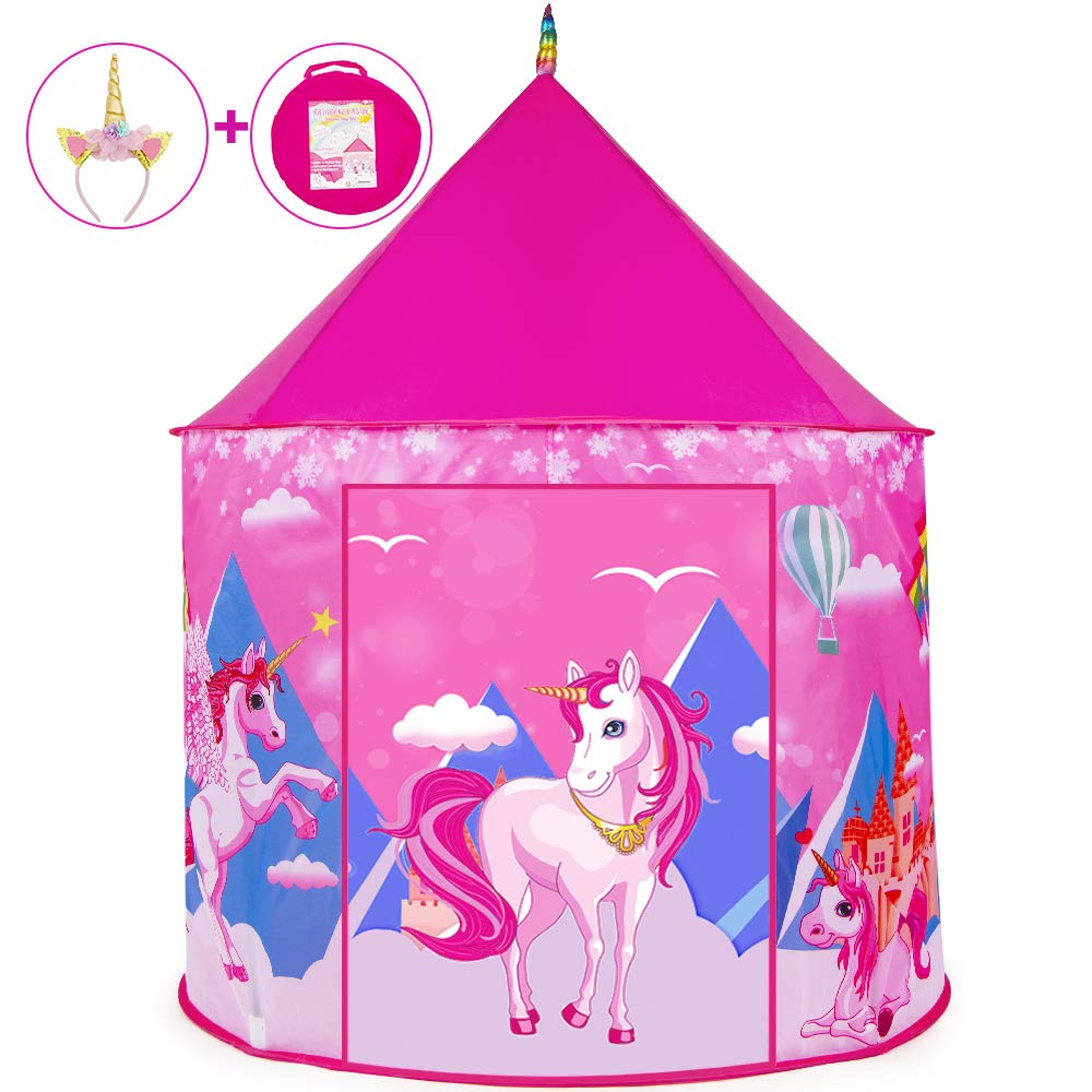 unicorn pop up tent