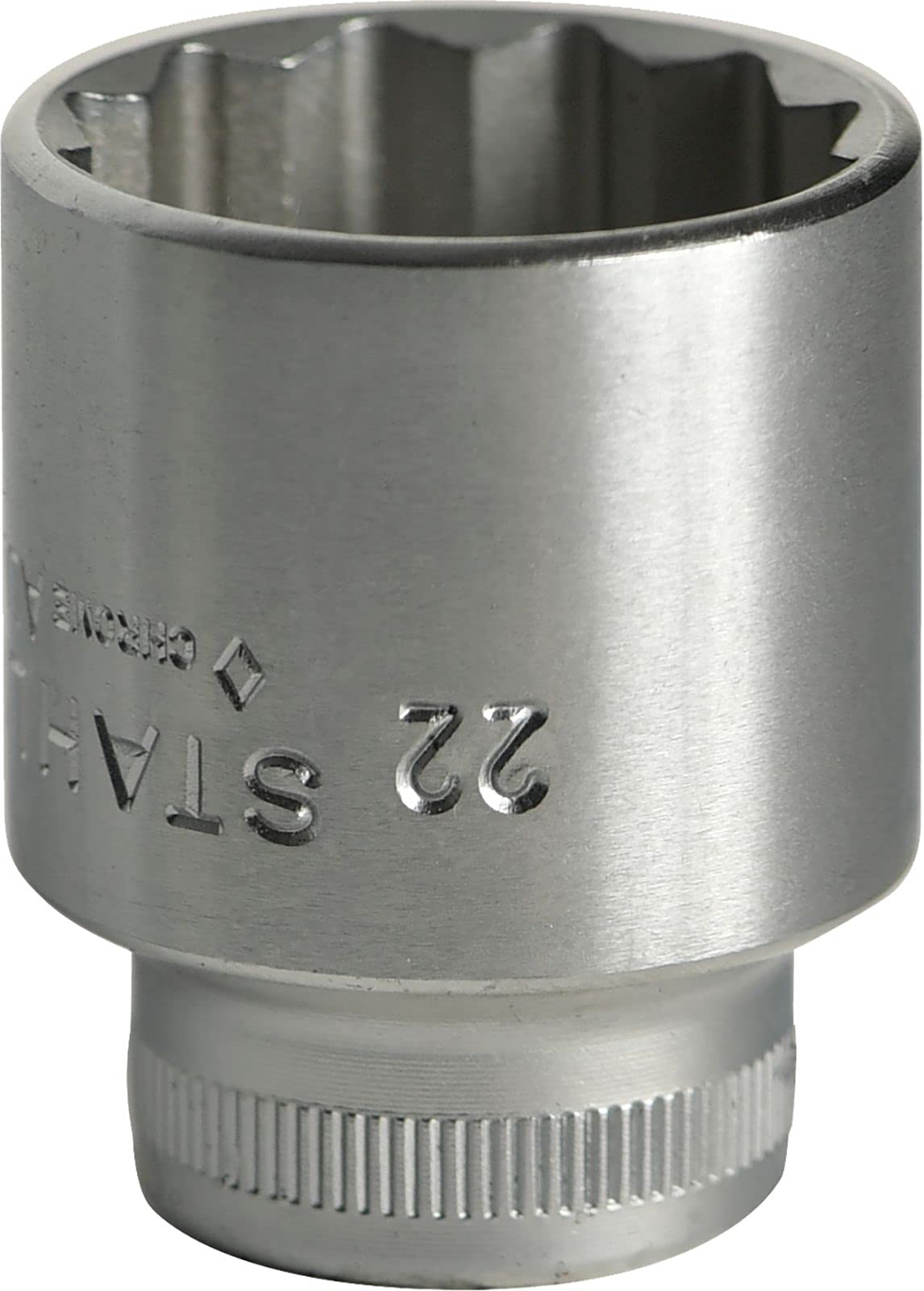 Stahlwille 45 22 "45" Bi-Hexagon Socket, Silver, 22 mm
